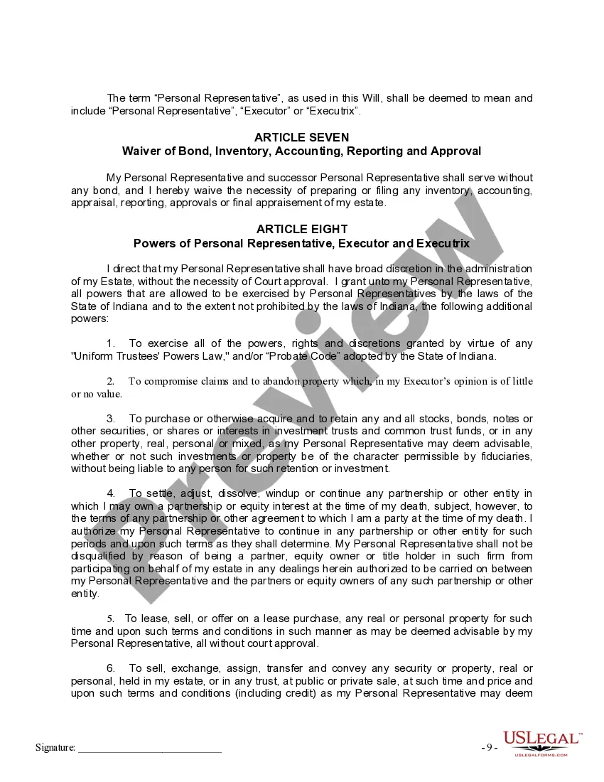 Preview Mutual Wills containing Last Will and Testaments for Man and Woman living together not Married with No Children