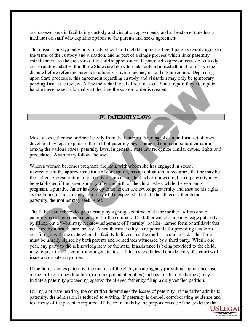 Get Paternity Law and Procedure Handbook Preview Paternity Law and Procedure Handbook