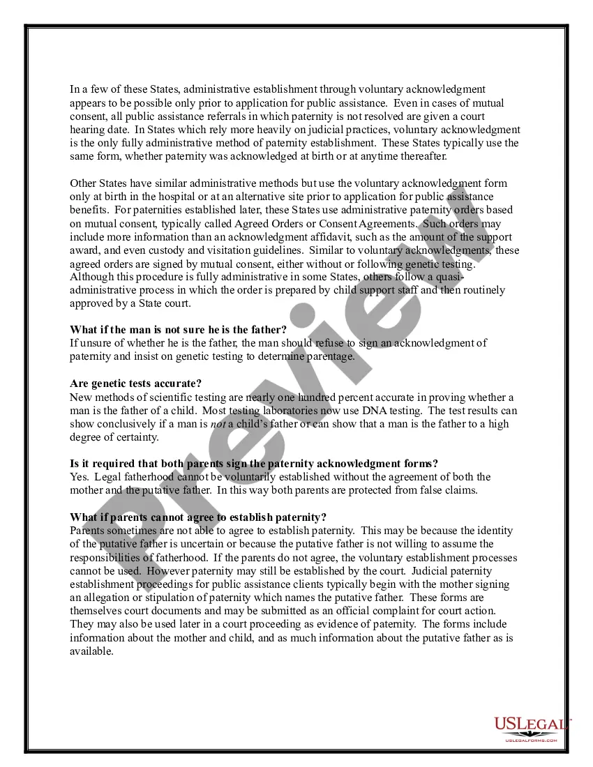 Get Paternity Law and Procedure Handbook Preview Paternity Law and Procedure Handbook