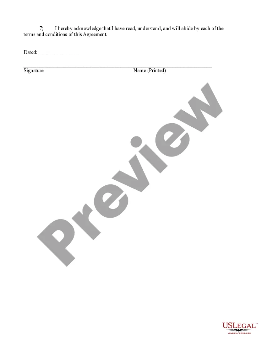 Preview Statement of Responsibility, Release and Agreement to Participate in International Program