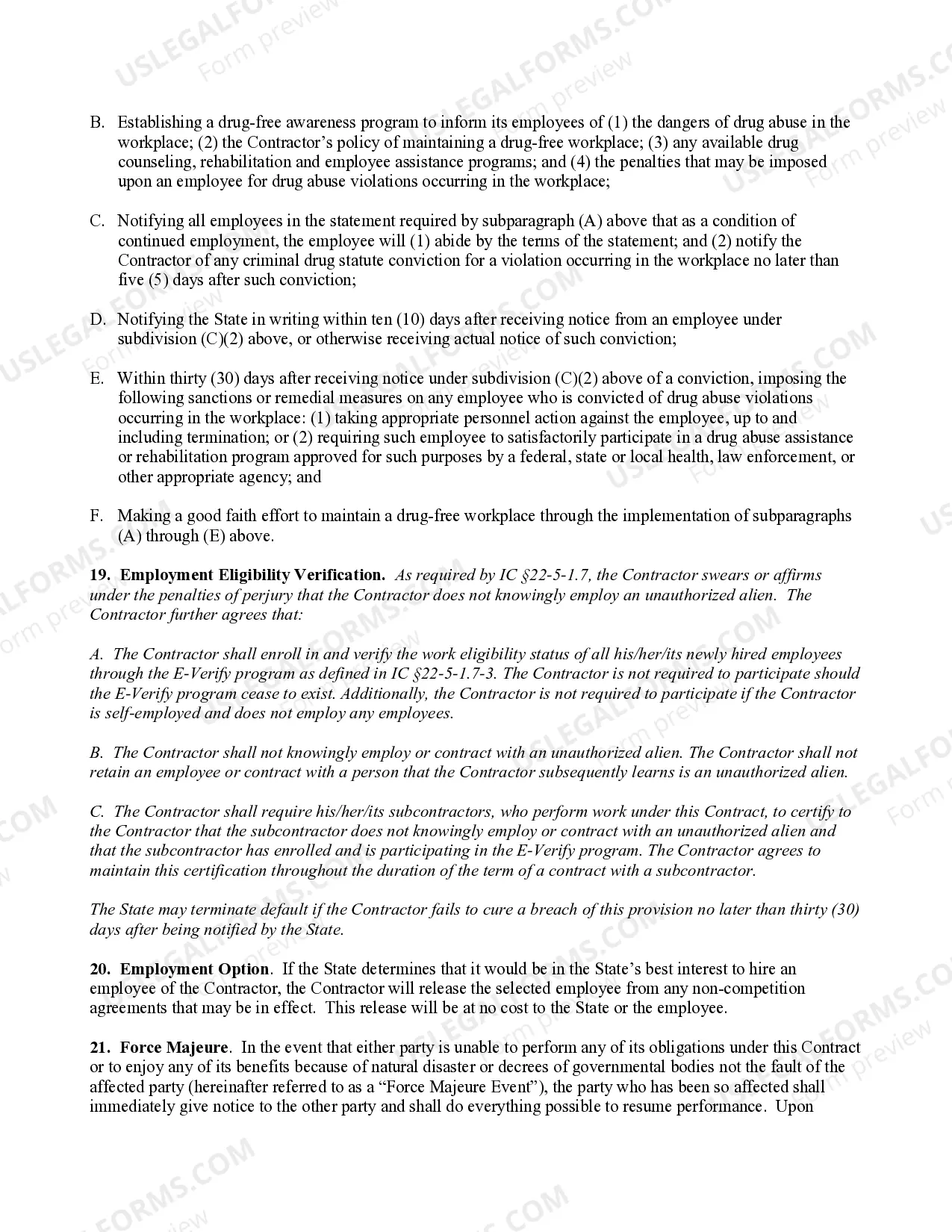 Preview Equipment Lease Agreement