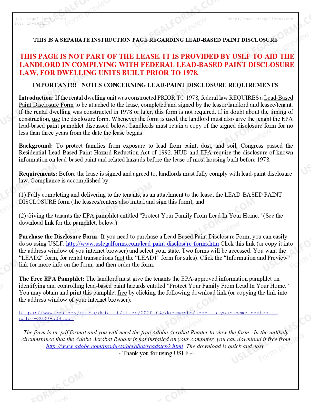 Preview Residential Rental Lease Agreement