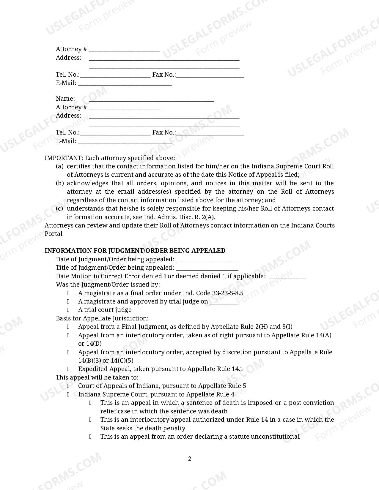 Preview 9-1. Notice of Appeal