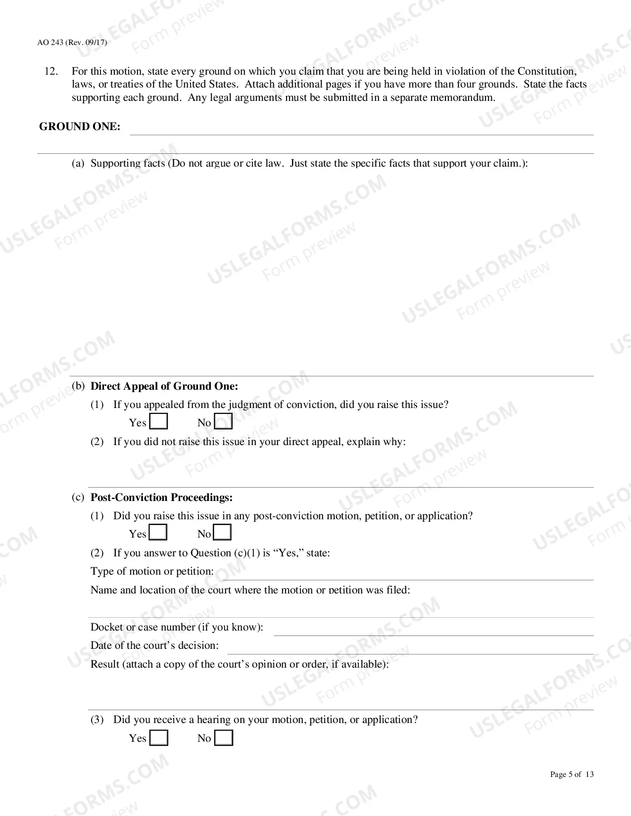 Preview Order to Proceed Without Prepaying Fees or Costs