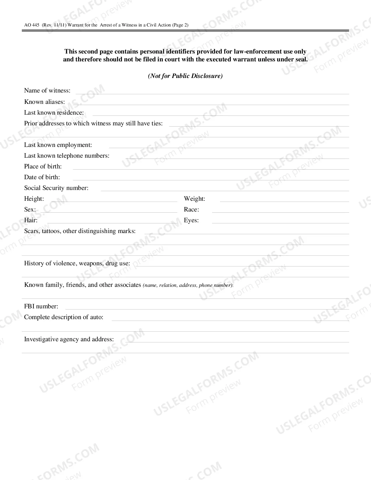 Preview Arrest Warrant
