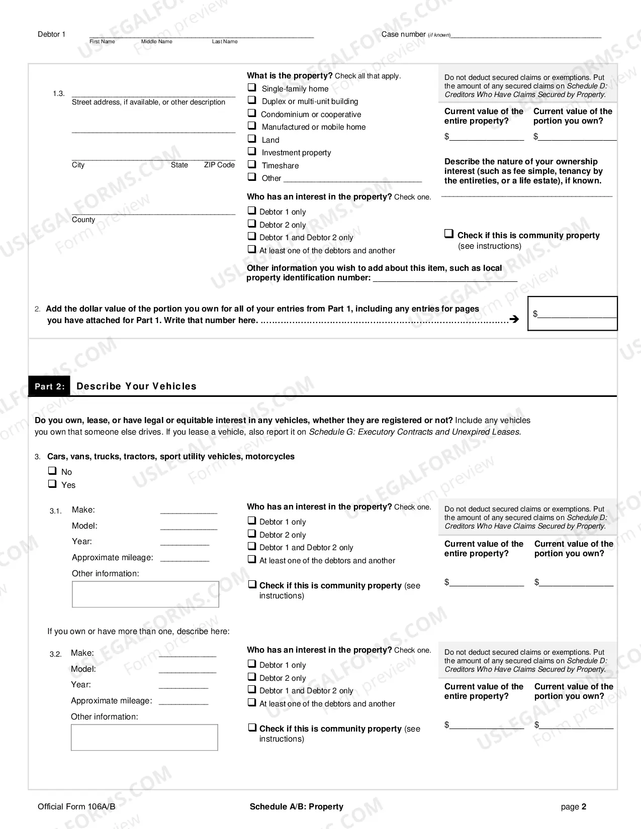 Preview Involuntary Petition Against an Individual