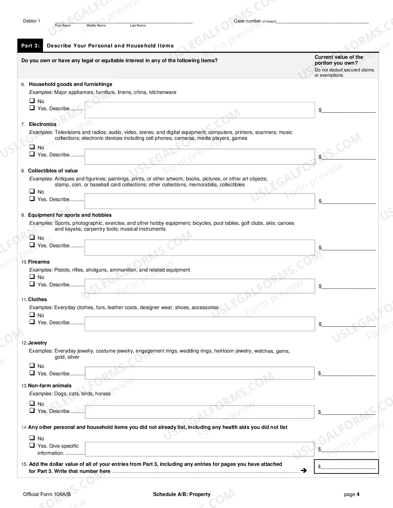 Preview Involuntary Petition Against an Individual