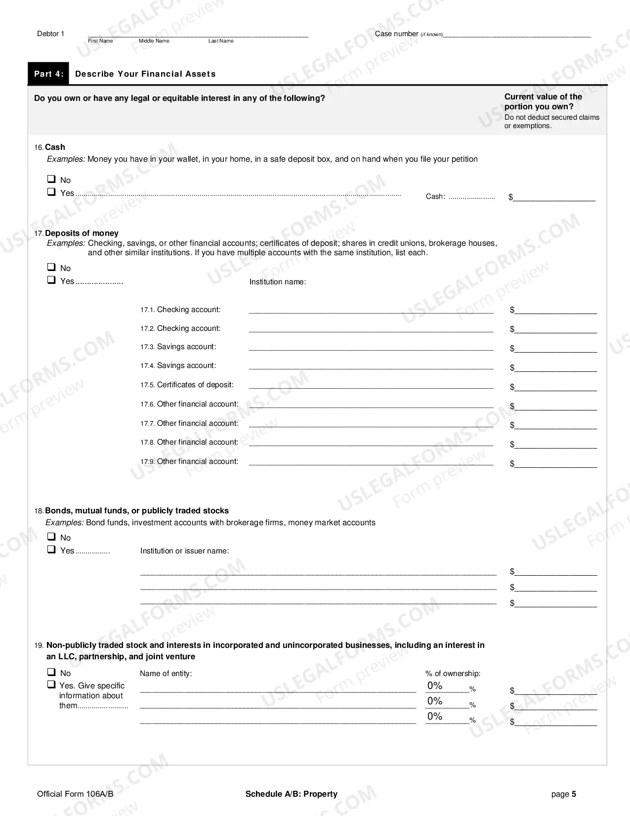 Preview Involuntary Petition Against an Individual