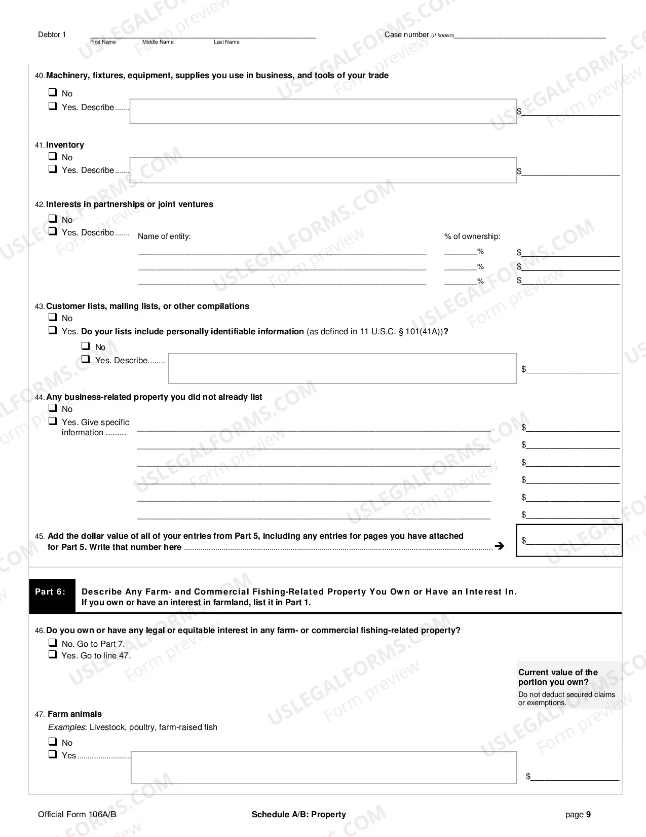 Preview Involuntary Petition Against an Individual