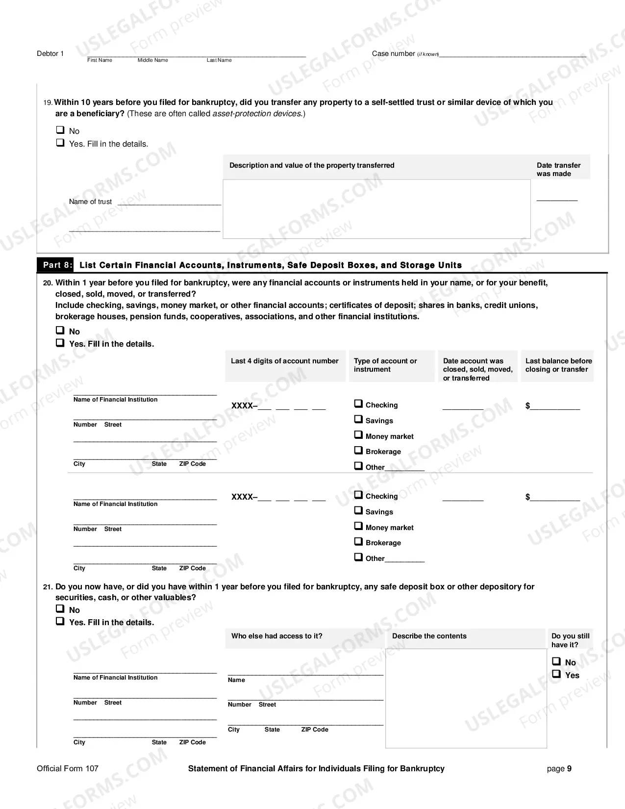 Preview Schedule I: Your Income (individuals)