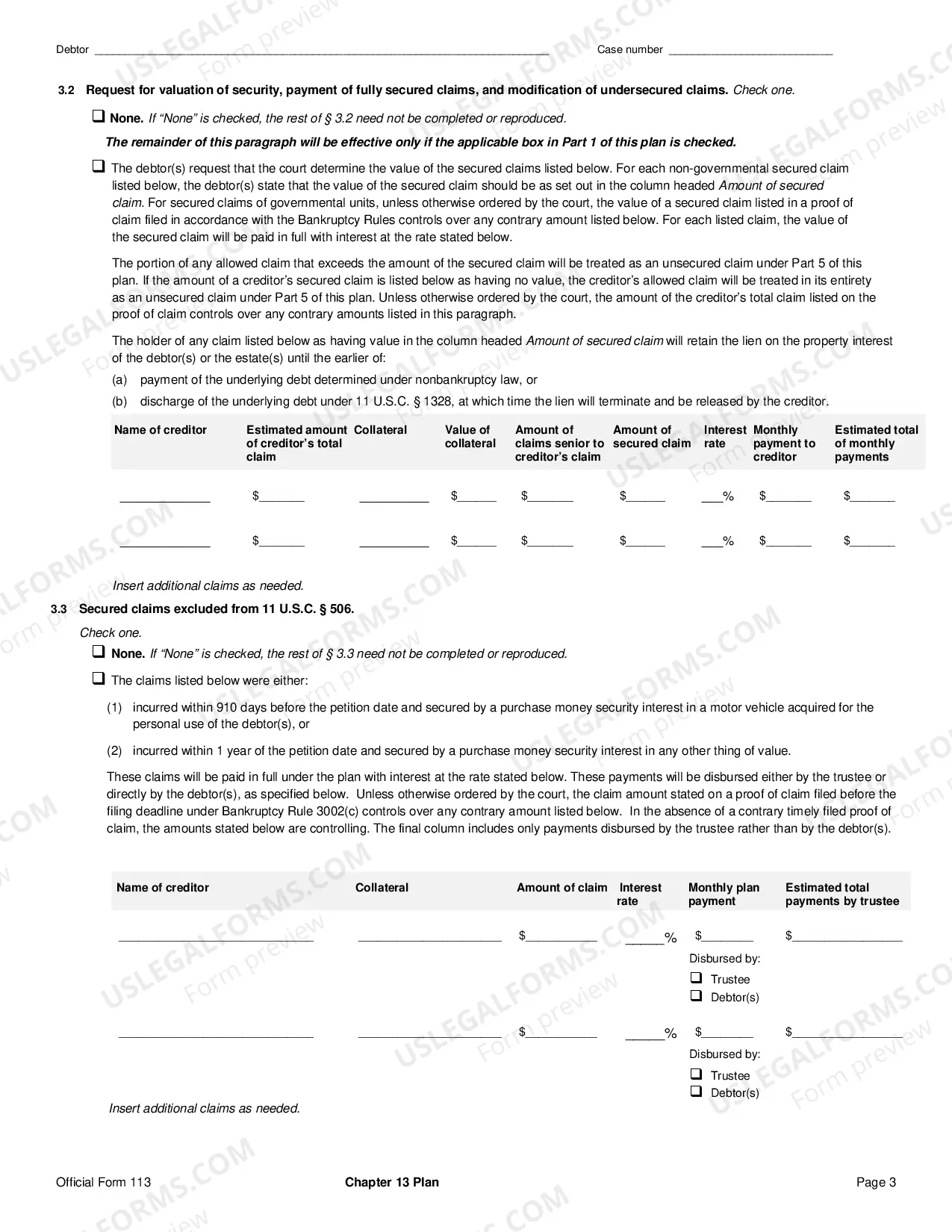 Preview Schedule J-2: Expenses for Separate Household of Debtor 2 (individuals)