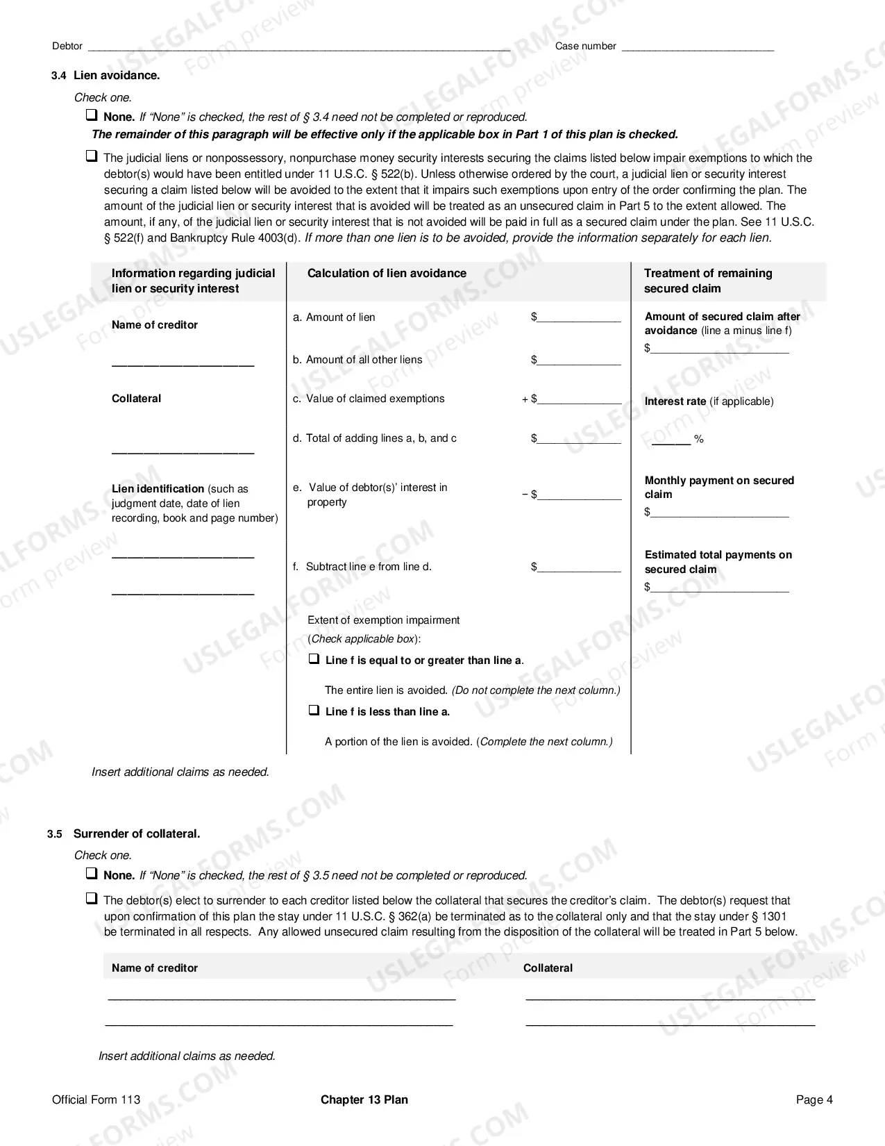 Preview Schedule J-2: Expenses for Separate Household of Debtor 2 (individuals)