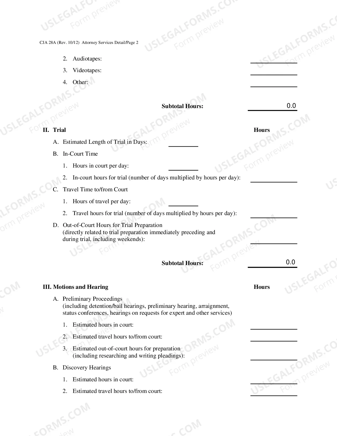 Preview Guidance to Attorneys in Drafting the Memorandum for a Claim in Excess of the Case Compensation Maximum (District Court)