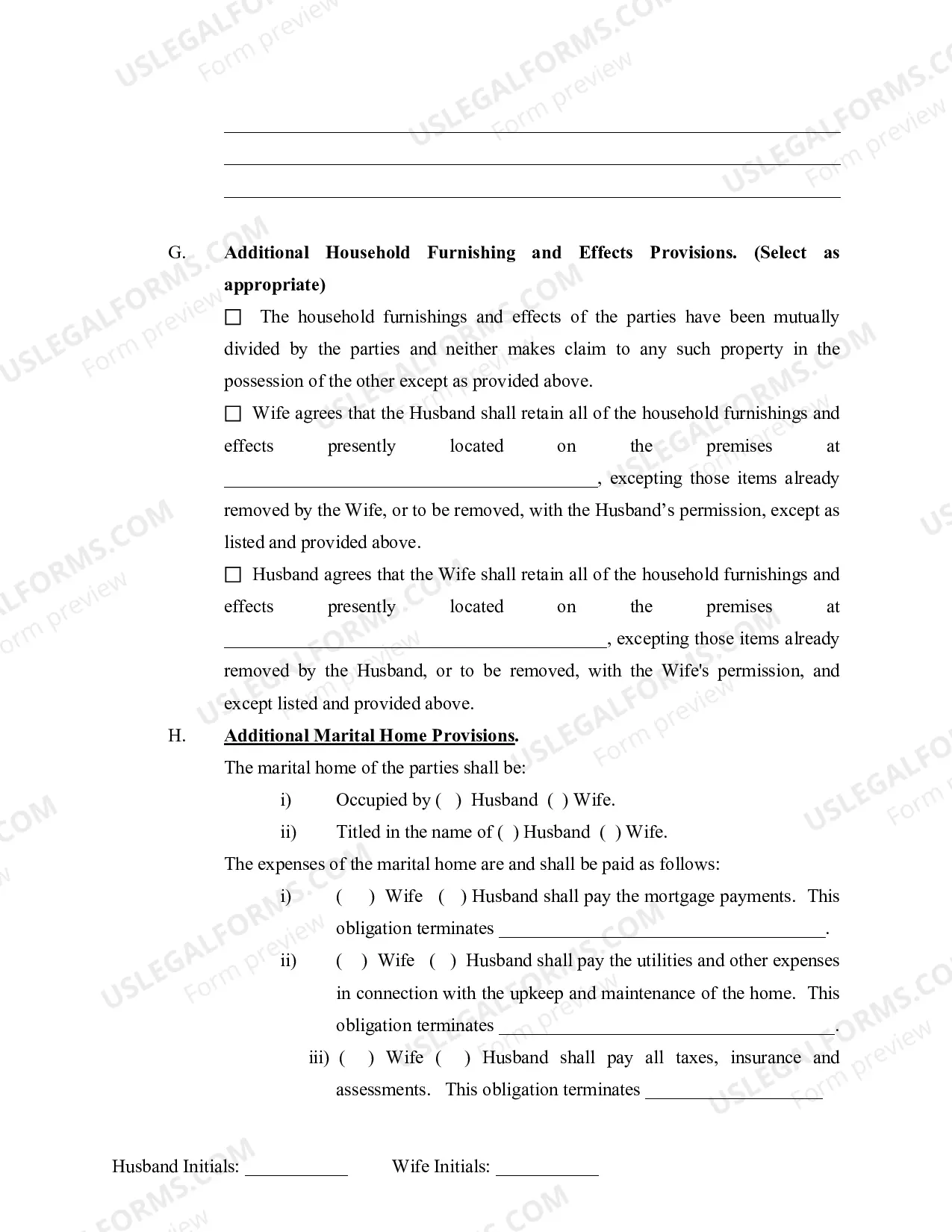 Preview Marital Legal Separation and Property Settlement Agreement no Children parties may have Joint Property or Debts Effective Immediately