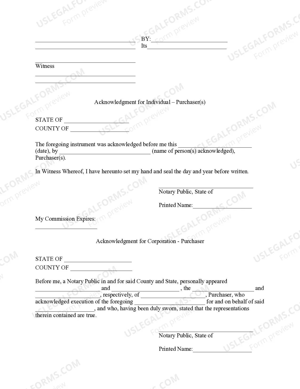 Preview Indiana Timber Sale Contract