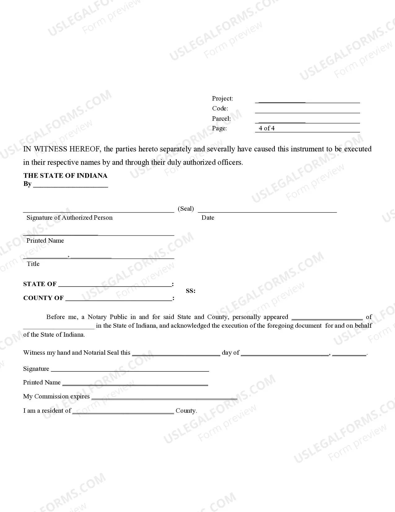 Preview Subordination Agreement for Flood Easement