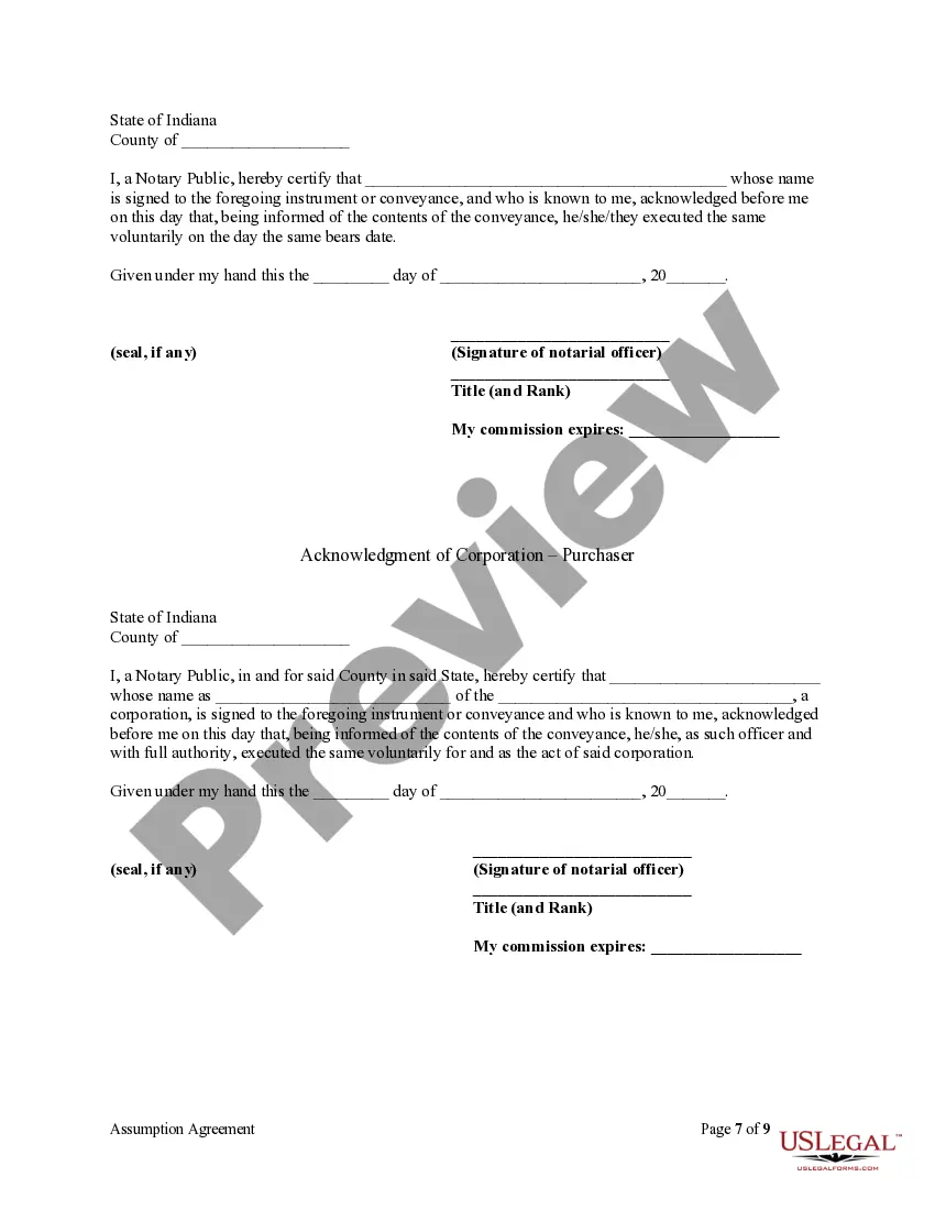 Get Assumption Agreement of Mortgage and Release of Original Mortgagors Preview Assumption Agreement of Mortgage and Release of Original Mortgagors