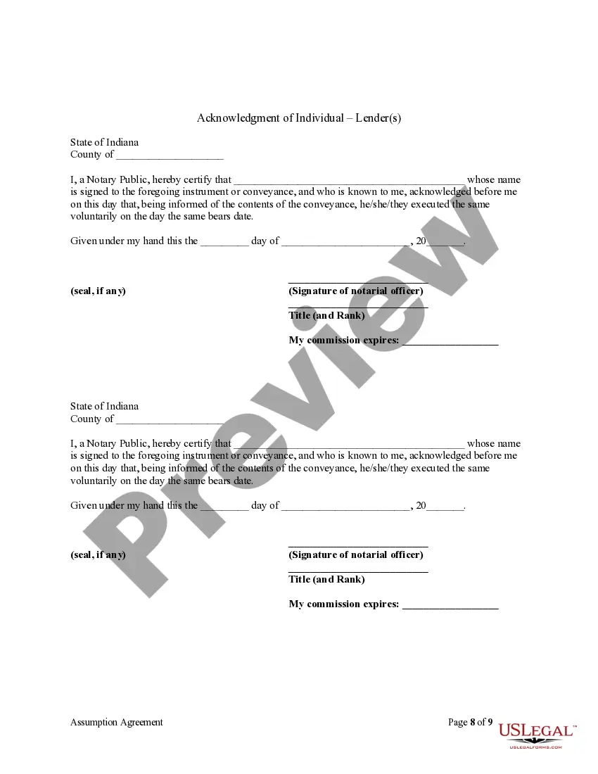 Get Assumption Agreement of Mortgage and Release of Original Mortgagors Preview Assumption Agreement of Mortgage and Release of Original Mortgagors