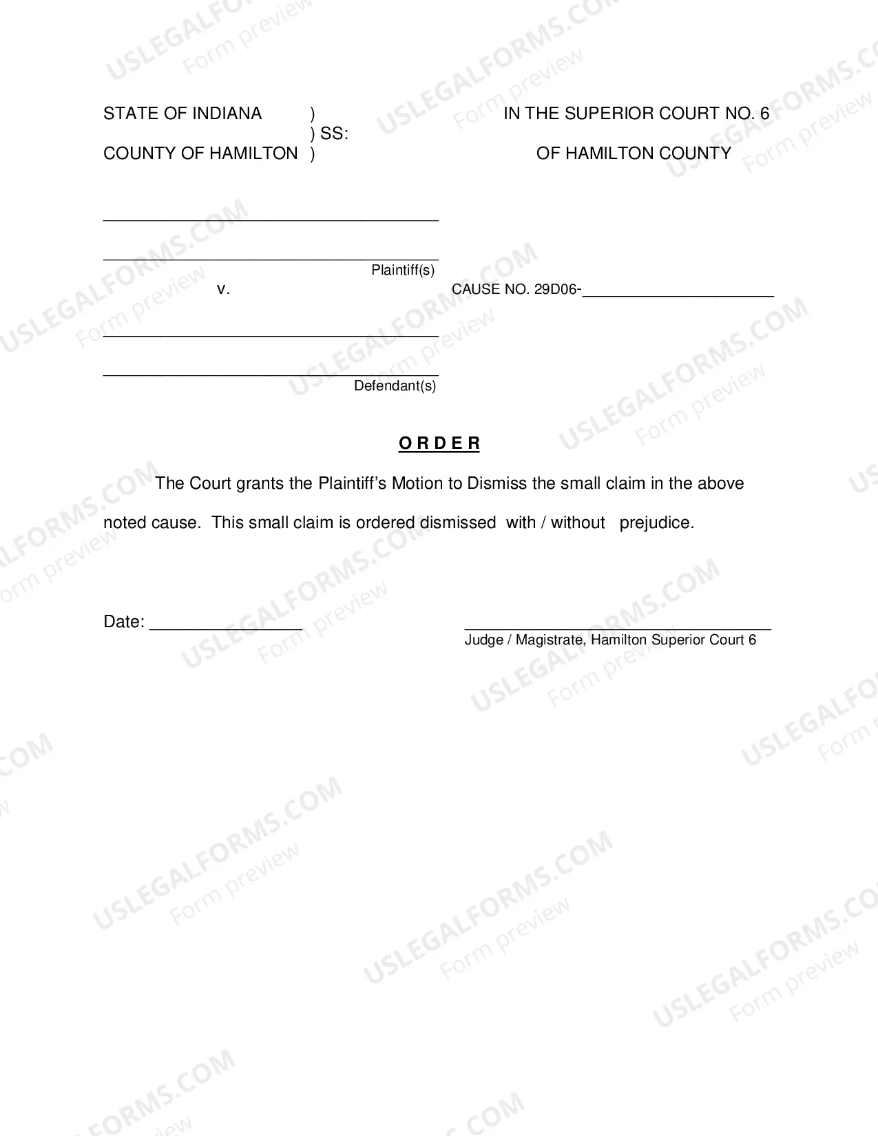 Preview Motion to Dismiss and Order (PDF)Opens a New Window.