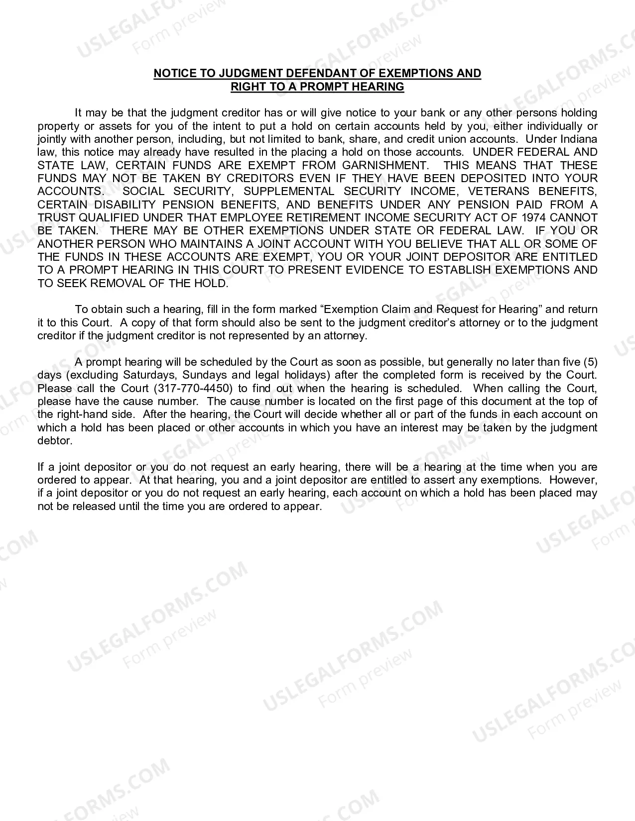 Preview Verified Motion for Proceeding Supplemental and Order - Financial Institution (PDF)Opens a New Window.