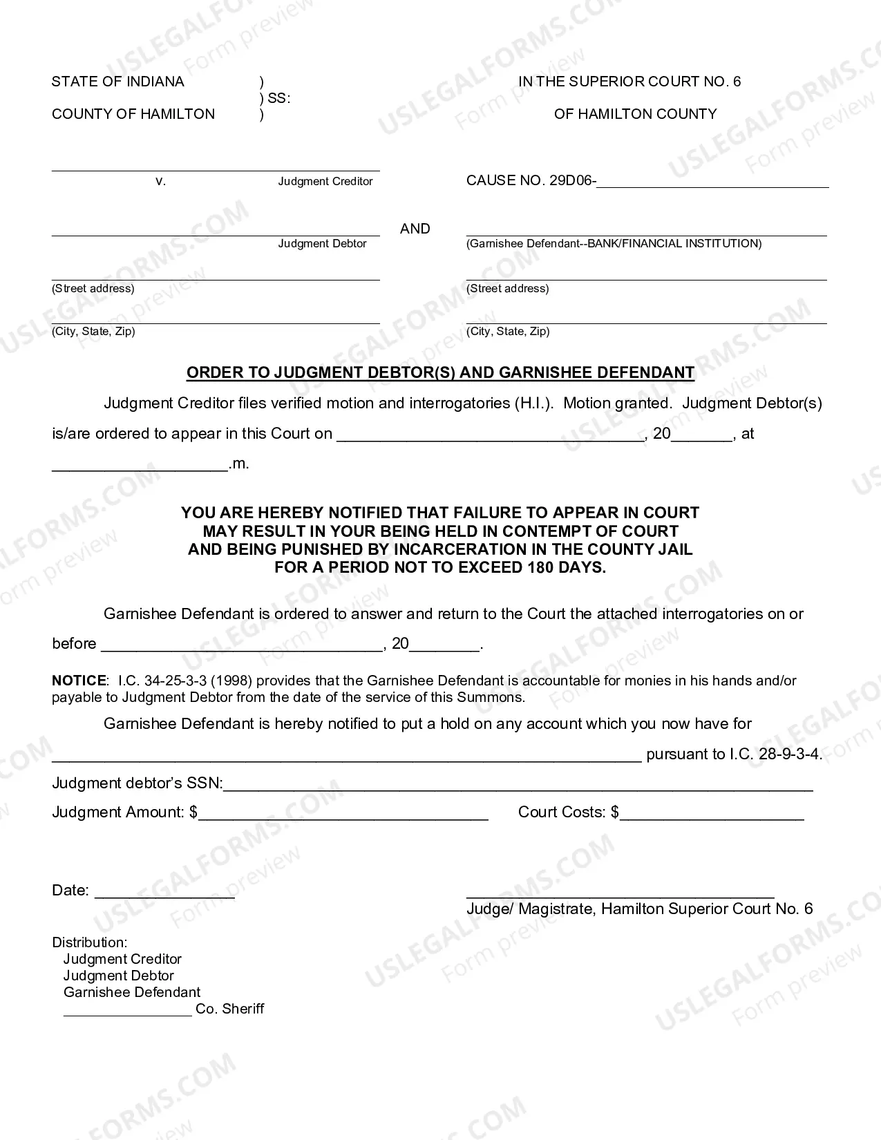 Preview Verified Motion for Proceeding Supplemental and Order - Financial Institution (PDF)Opens a New Window.