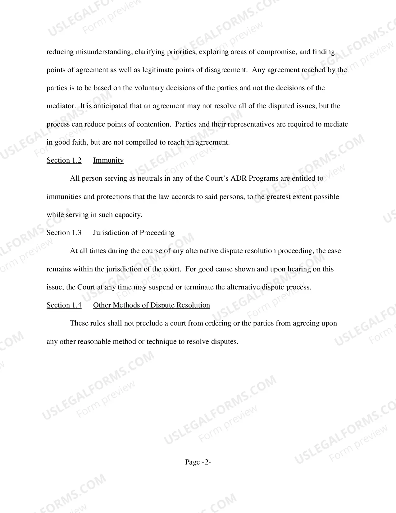 Preview 2001-02: Alternative Dispute Resolution (7/7/2015)