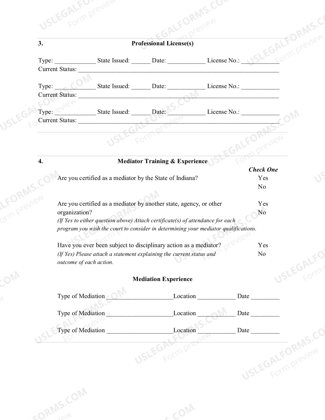 Preview Mediator Registry Application