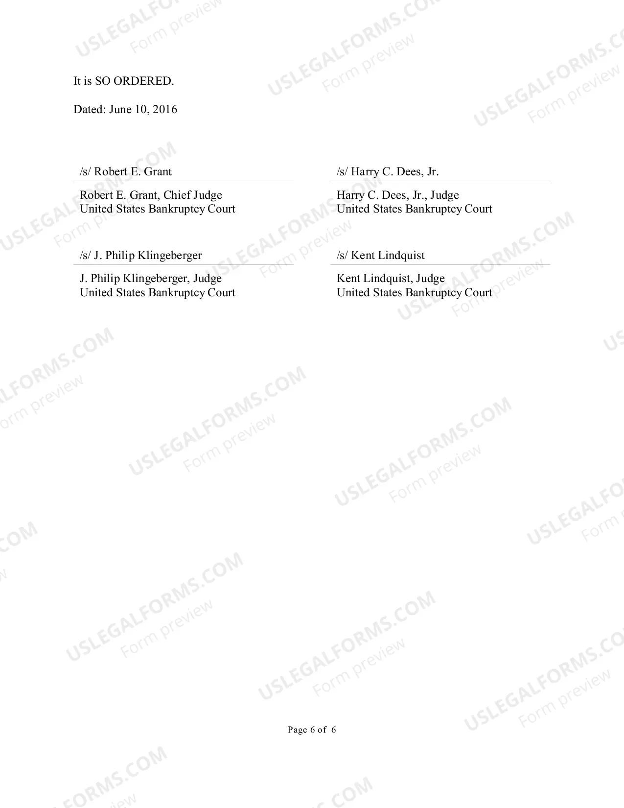 Preview ECF Authorization- Revised 6th Amended Order (6/10/2016)