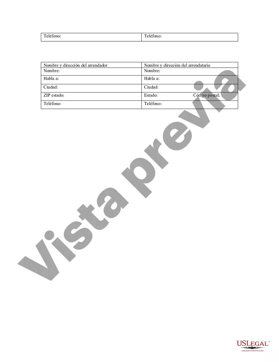 Preview Aviso de Arrendamiento para Grabación