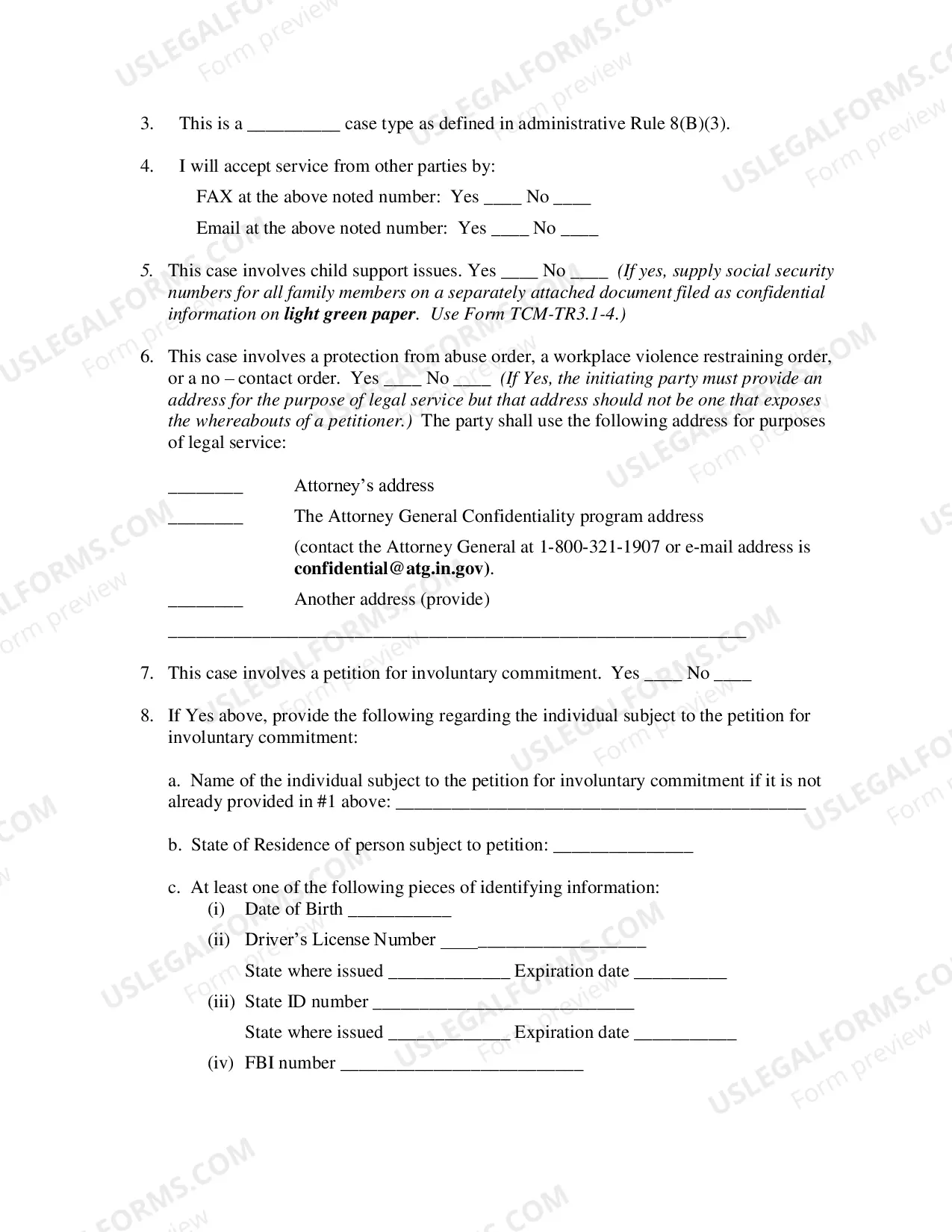 Preview Appearance by Attorney in Civil Case Form