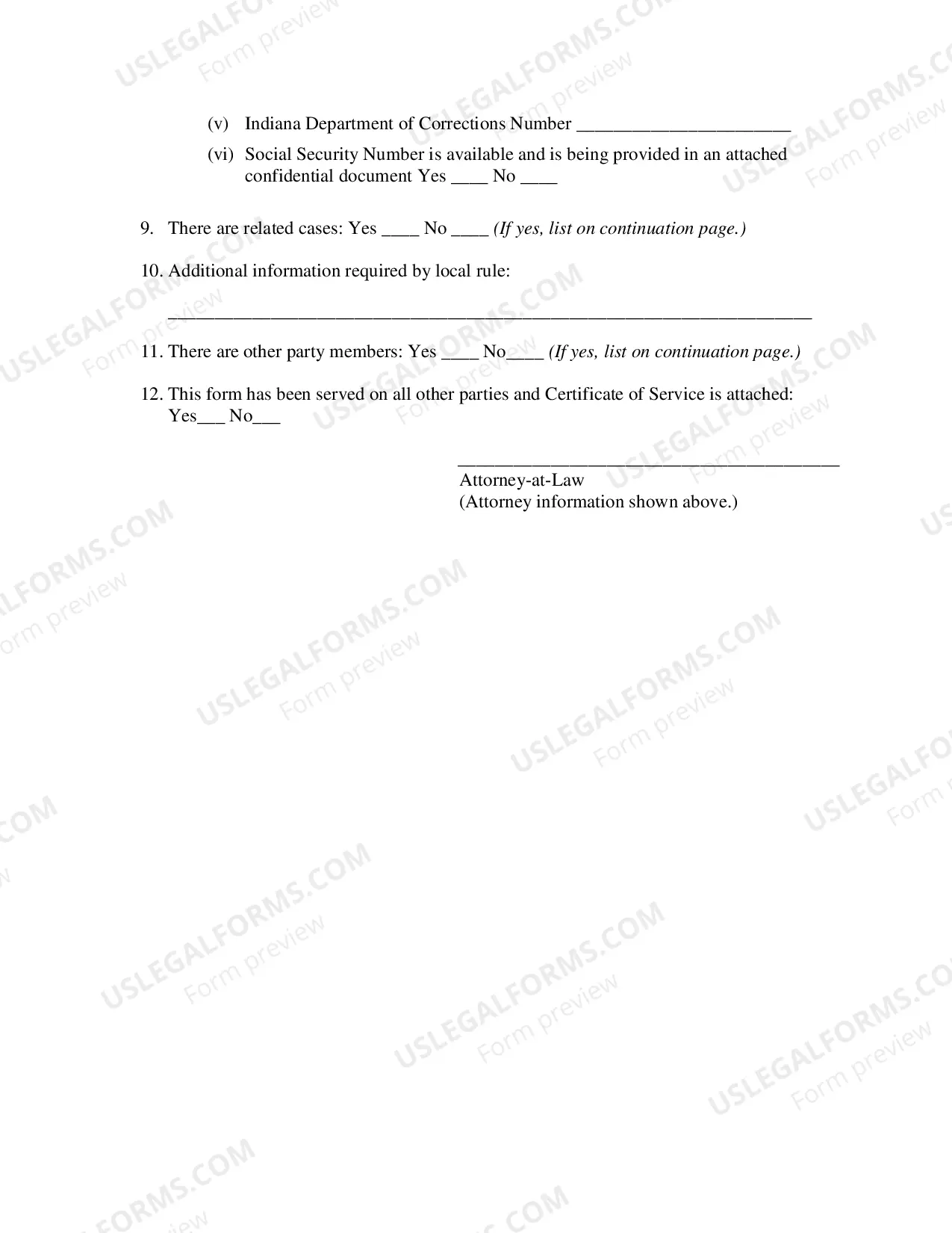 Preview Appearance by Attorney in Civil Case Form