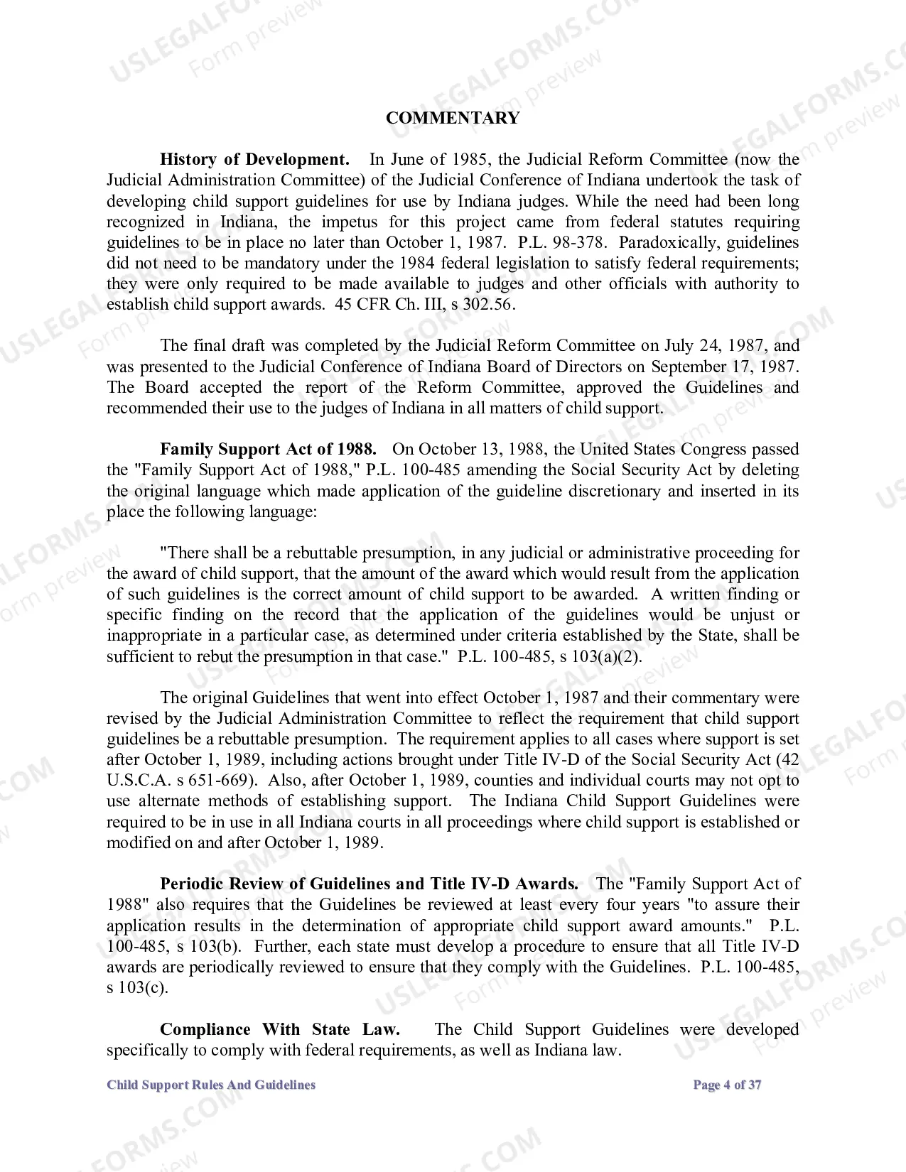 Preview 2004 Child Support Guidelines