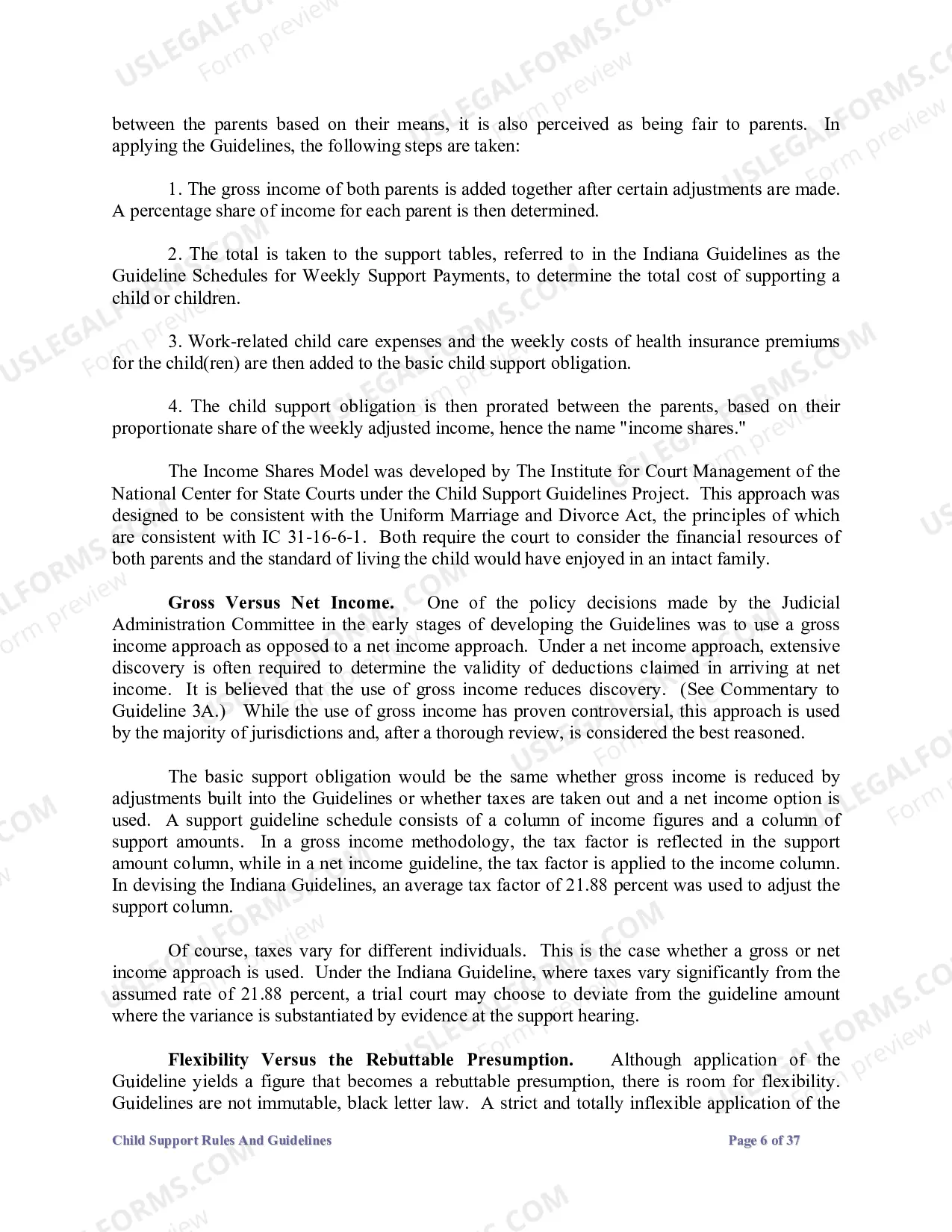 Preview 2004 Child Support Guidelines