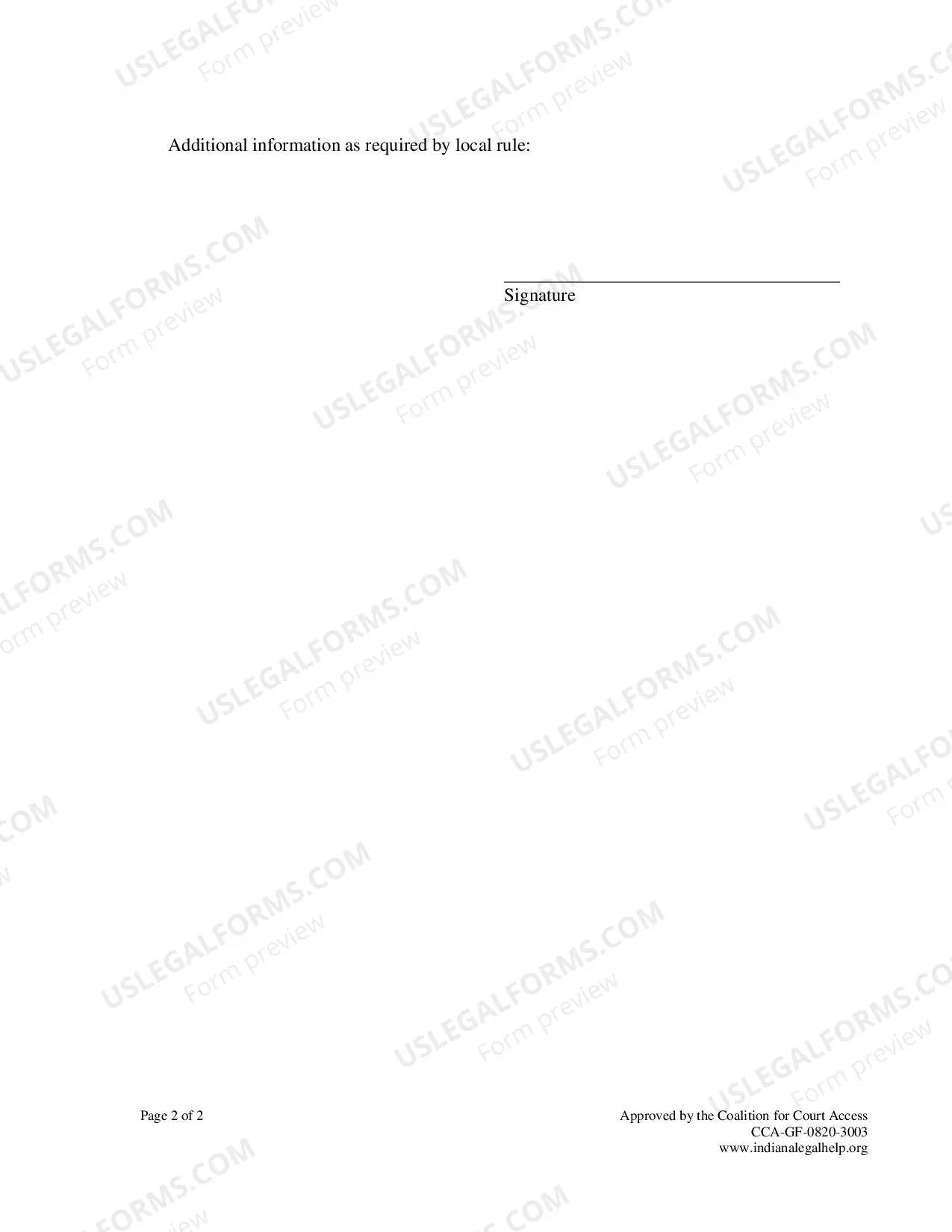 Preview Minor Name Change Packet - Parents Disagree