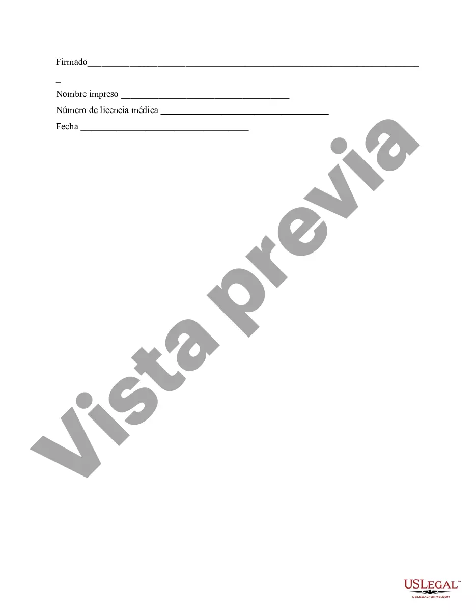 Preview Fuera del hospital - Declaración de no resucitar - DNR - Formulario reglamentario