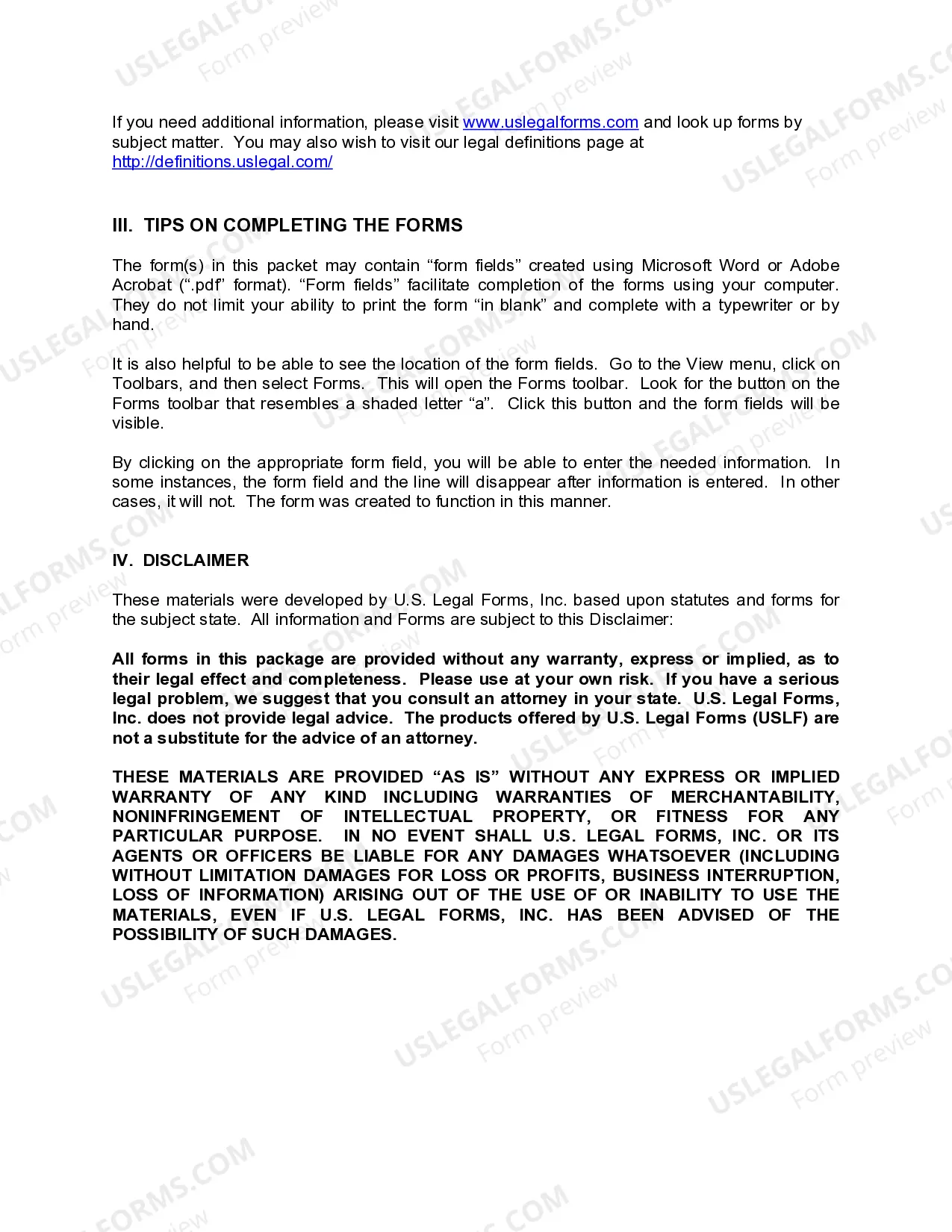 Preview Indiana Employment Employee Personnel File Package