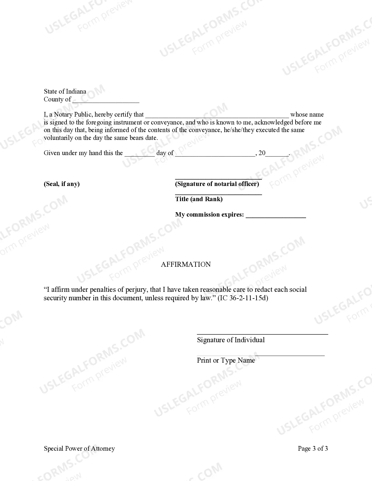 Preview Special or Limited Power of Attorney for Real Estate Sales Transaction By Seller