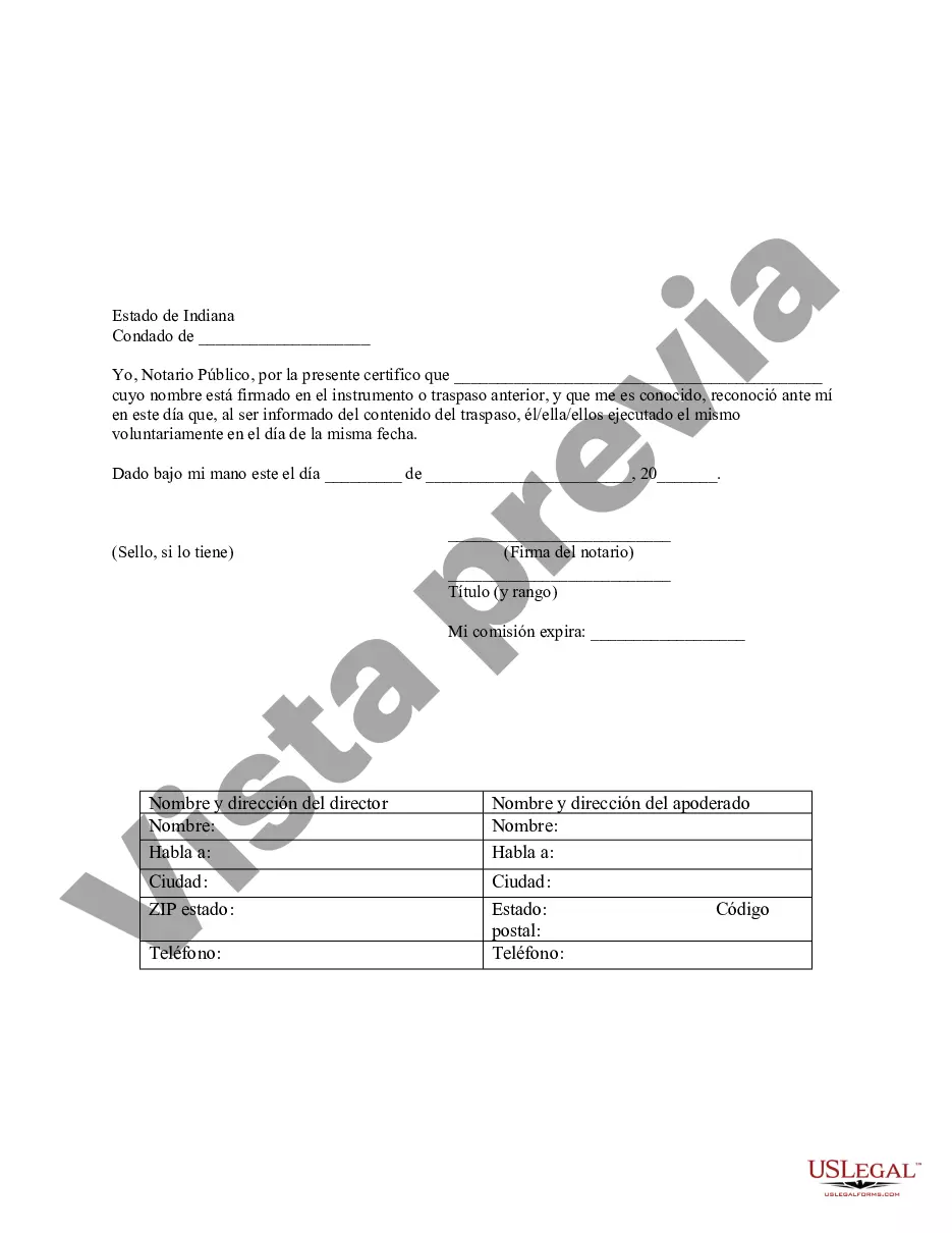 Preview Poder especial duradero para asuntos de cuentas bancarias