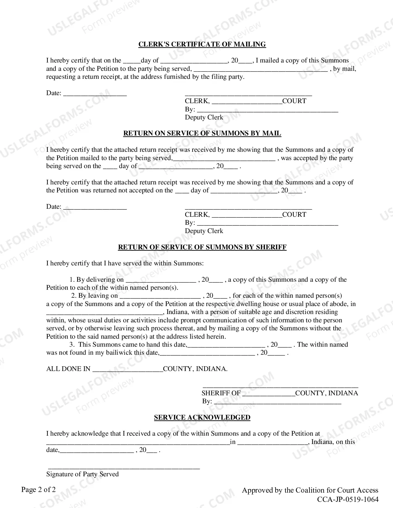 Preview Instructions for Petition for Paternity