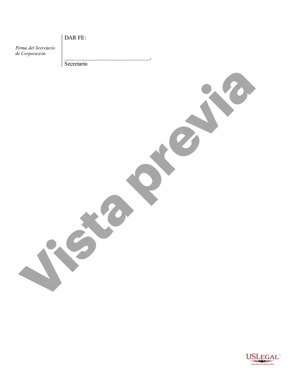 Preview Ejemplo de actas organizativas para una corporación profesional de Indiana