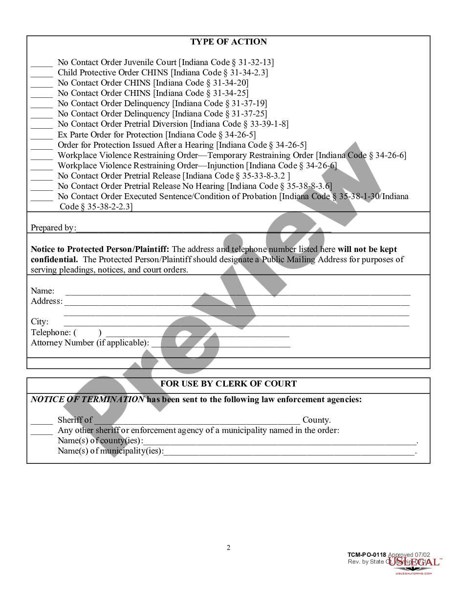 indianapolis-indiana-notice-of-termination-protective-order-us-legal