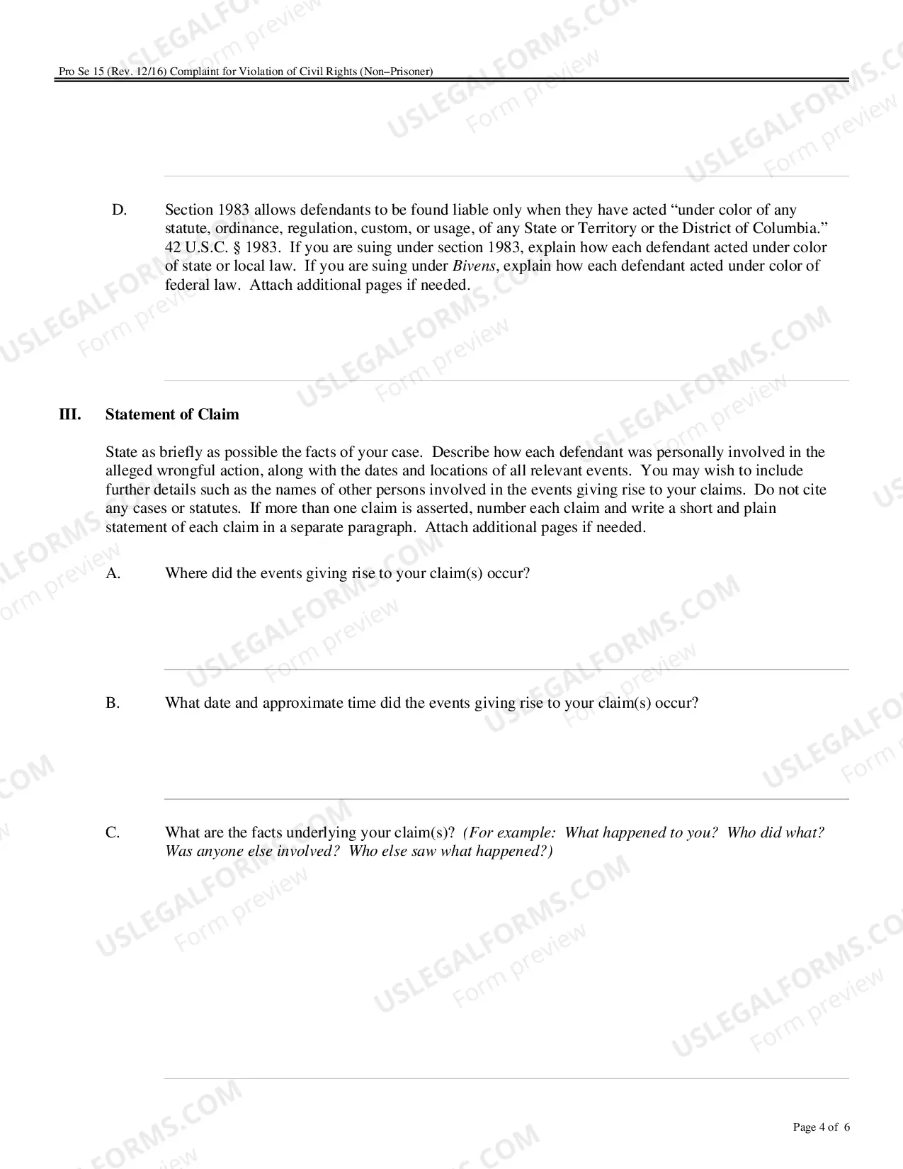 Preview Complaint for Interpleader and Declaratory Relief