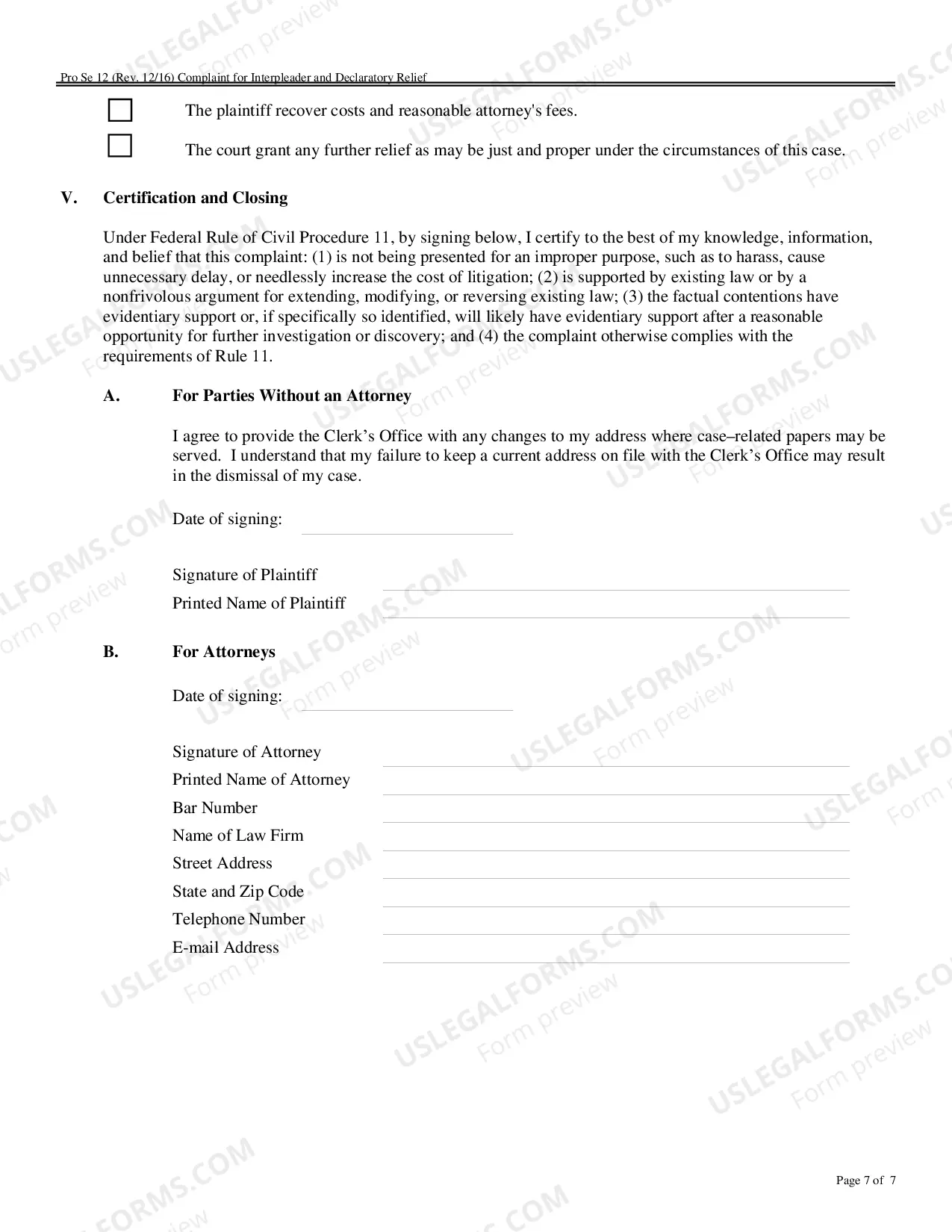 Preview Complaint for Specific Performance or Damages Based on a Contract to Convey Real Property