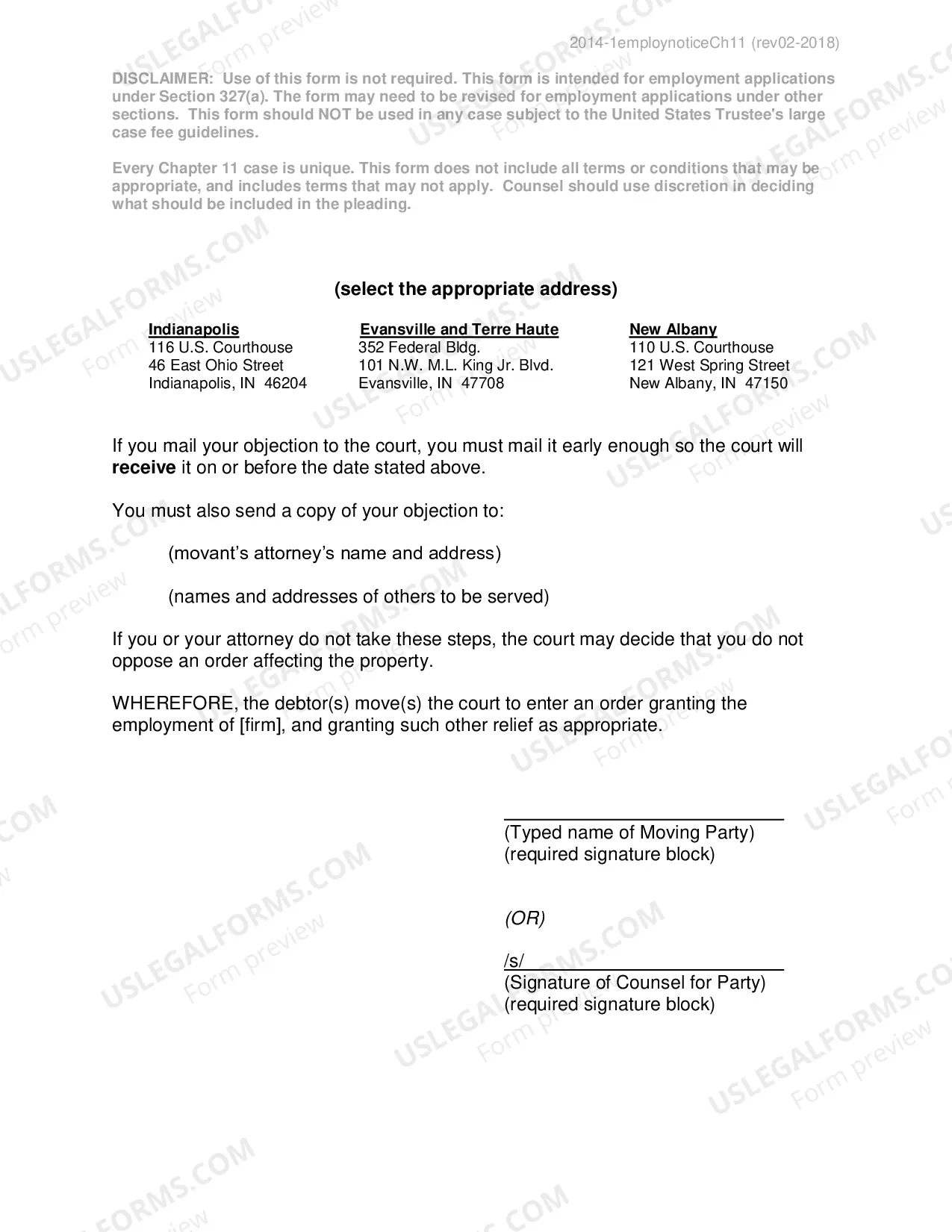 Preview Ballot for Accepting or Rejecting Plan(Official Form 314)
