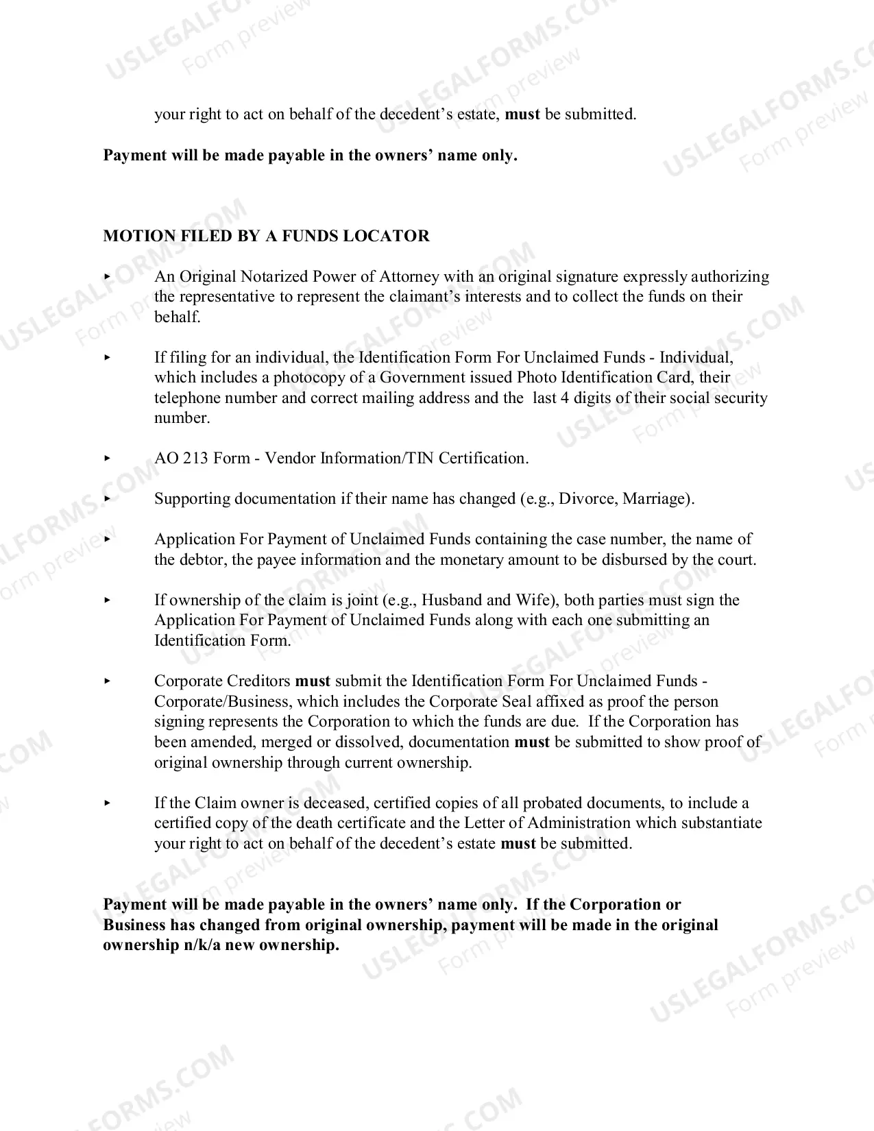Preview Power of Attorney(General)