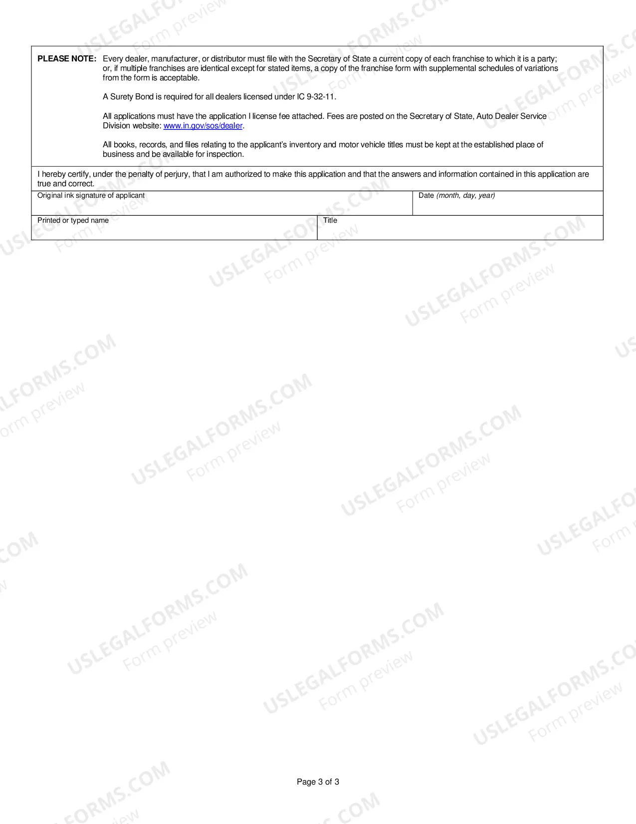 Preview 13215- Application for Dealer Business License