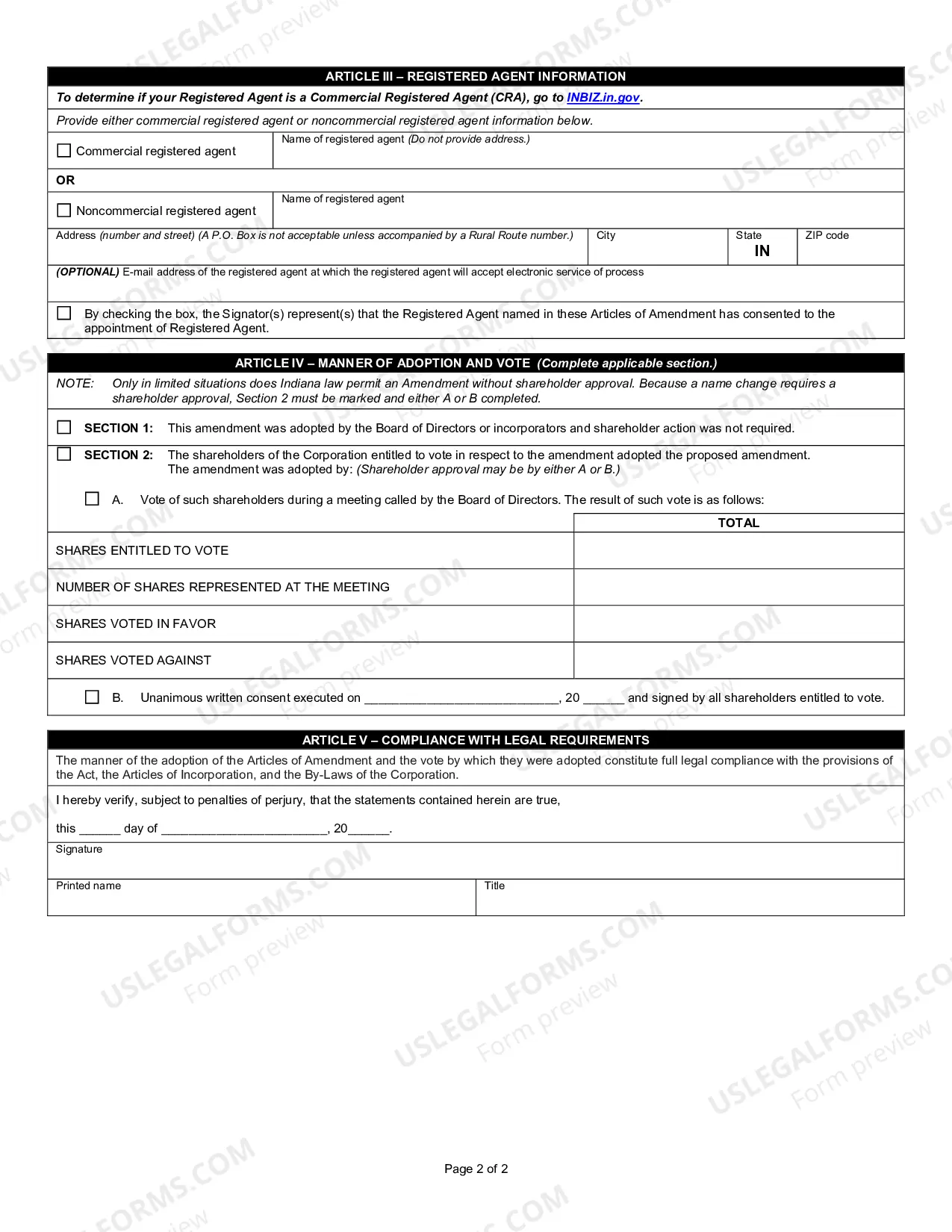 Preview 38333- Articles of Amendment to the Articles of Incorporation