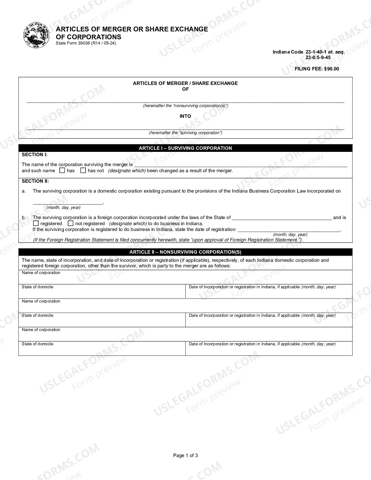 Preview 39036- Articles of Merger