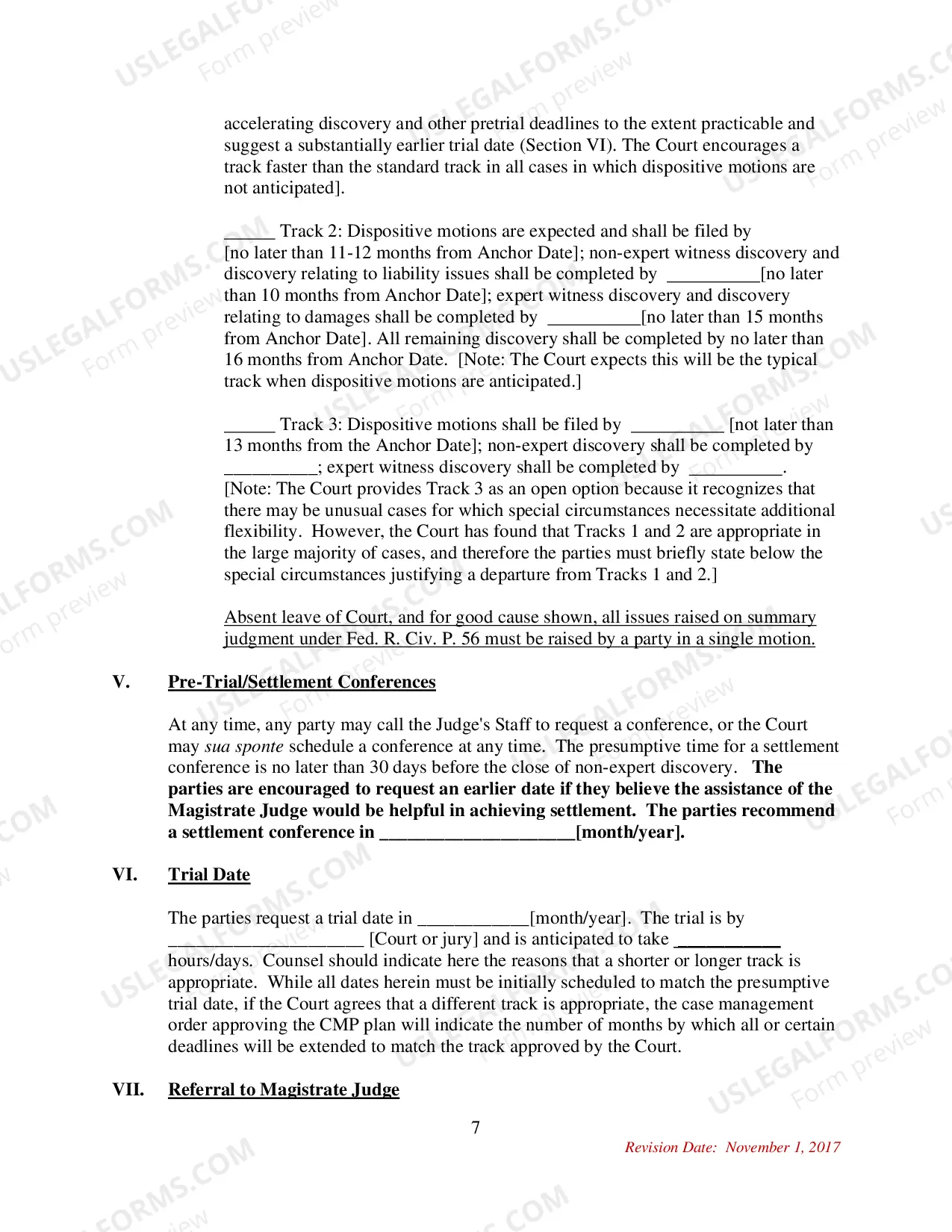 Preview Case Mangement Plan Summary (Instructions Sample And Form)