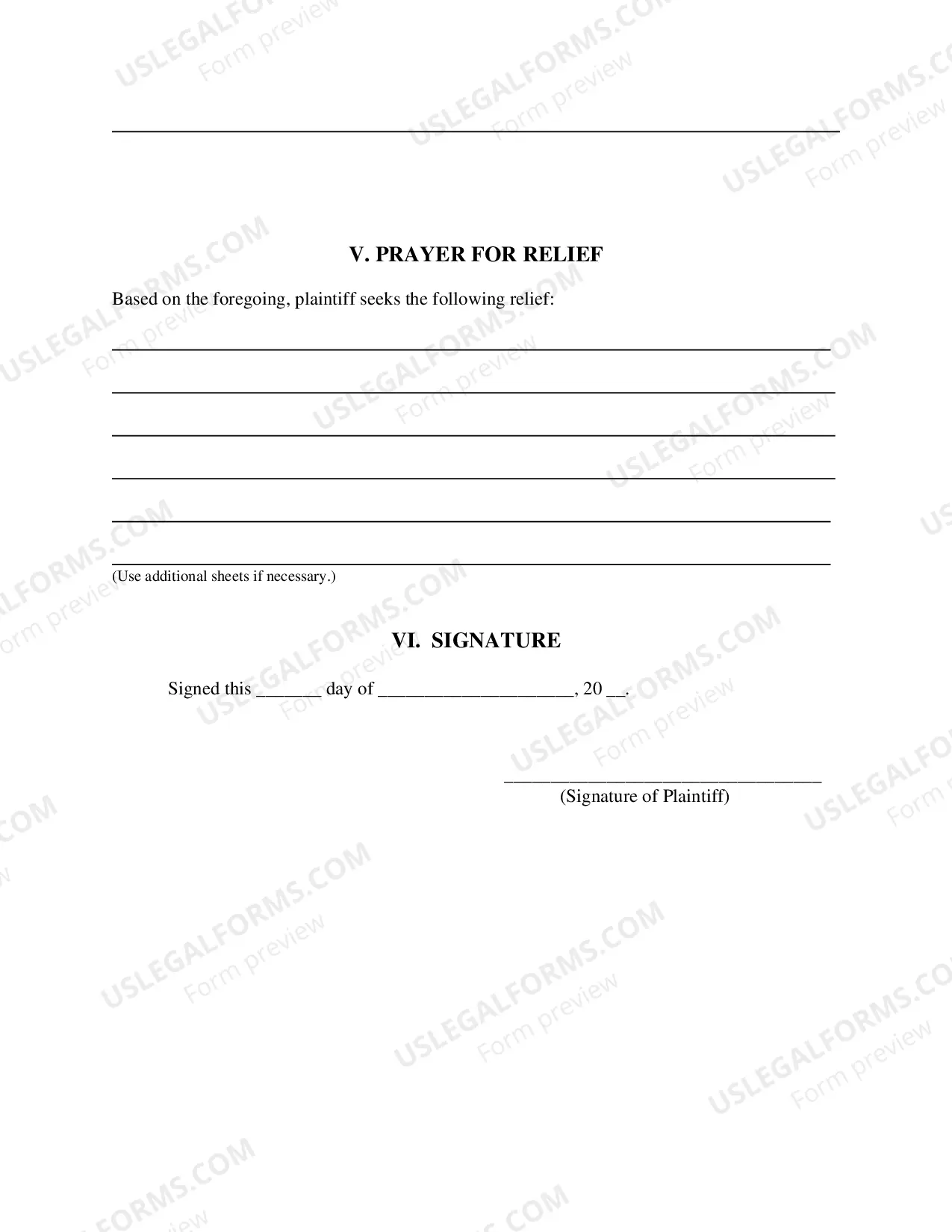 Preview Pro Se Employment Discrimination Complaint